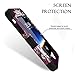 Hocase iPhone SE 2016 Case, iPhone 5s Case,Heavy Duty Shockproof Hard Plastic+Silicone Rubber Bumper Dual Layer Full-Body Protective Case for iPhone SE 1st Generation/5s/5 - Royal Purple Flowers