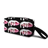 Suining Sxey Lip Logo Cosmetic Bag Zipper Toiletry Travel Makeup Organizer