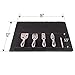 Large Slate Cheese Board and Stainless Steel Cutlery Set 12