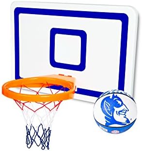 Trampoline XL Mini Basketball Hoop CLAMP ON with NCAA BALL CHOICE by VersaHoop: Trampoline, Boat, Pontoon, Pop Up Tent, Beach, Tailgate, Tennis Court, RV Ladder…