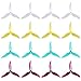 OLSAinny Sudopo GEMFAN Hurricane 51499 5 inch Propellers 3-Blades Props CW CCW 210 220 250 FPV Racing Drone Quadcopter Frame Kit (Clear Blue+Clear Purple+Clear Yellow+Clear)