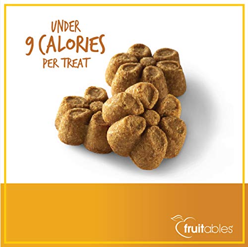 FRUITABLES BAKED DOG TREATS, HEALTHY PUMPKIN TREAT FOR DOGS, LOW CALORIE & DELICIOUS, NO WHEAT, CORN OR SOY, MADE IN THE USA, PUMPKIN AND BANANA FLAVOR, 7OZ
