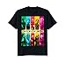 Marvel Avengers Infinity War Rainbow Heroes Graphic T-Shirt T-Shirt