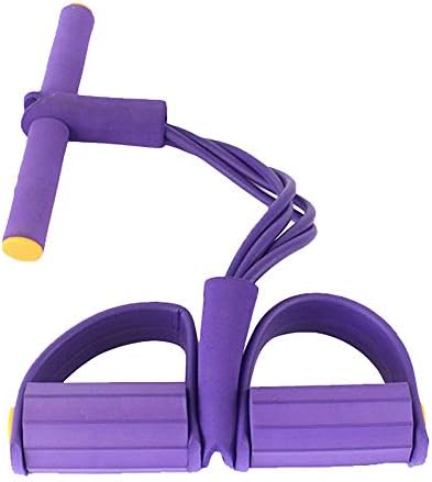 YINQAG Equipment Fitness Slimming Resistance Bands Yoga Sports Crunches Elastic Pull Rope, Foot Abdomen Trainer, Sit-up Exercise Device, Pedal Fitness Latex Tube