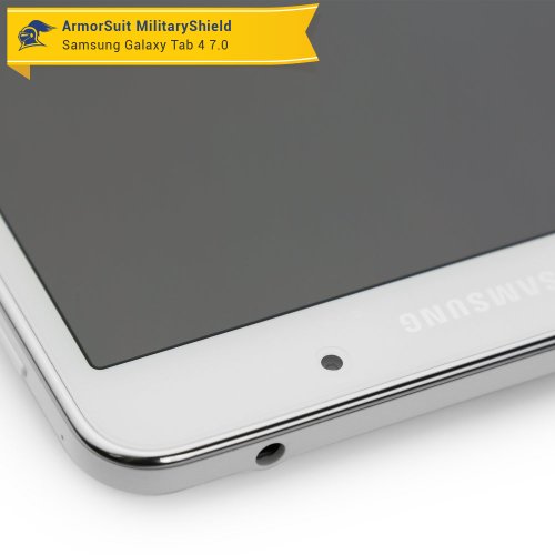 ArmorSuit MilitaryShield - Samsung Galaxy Tab 4 7.0 Screen Protector - Anti-Bubble Ultra HD Shield w/ Lifetime Replacements