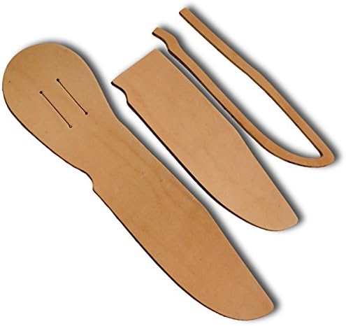 Sheath Kit #5 - Leather - for knives with blades up to 1 1/4” wide by 8" long