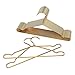 ShinyMax Gold Coat Hangers Standard Clothes Hangers with Notches Decorative Metal Hangers with Bar Non Slip Anti-Rust Heavy Duty Hangers Ideal for Suits Garments Sweater Shirts,10 Pack,42CM