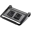 Cooler-Master-NotePal-U2-PLUS-Laptop-Cooler-2-Moveable-80mm-Fans-Carry-Case-Protector-Ergonomic-Aluminium-Frame-Black Cooler Master NotePal U2 PLUS Laptop Cooler - 2 Moveable 80mm Fans, Carry Case Protector, Ergonomic Aluminium Frame…