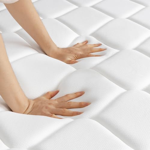 BedStory Hybrid Mattress 90 x 190 cm, Pocket Springs, Height 31 cm, Ergonomic + High Breathability