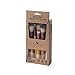 Olivia Layne Natural Bamboo Makeup Brush Collection, Eco-Friendly, Highlighting Face Set, 100% Vegan and Cruelty-Free, Includes Bonus Carry Case