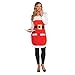 Christmas Santa Suit Fabric Apron | Party Costume