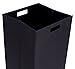 Internet's Best Collapsible Laundry Hamper - Dirty Clothes Sorter with Handles - Easy Storage - Magnetic Side - Folding - Black