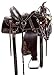 AceRugs Trail Riding Horse Saddle Set Western TACK Headstall REINS Breastplate Premium Cowhide Leather (Brown Dark, 17)thumb 2