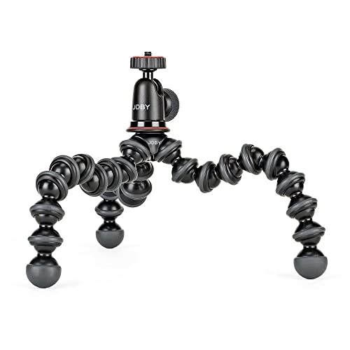 Joby GorillaPod Compact Tripod Kit with Ballhead for Mirrorless Cameras up to 2.2 lbs. Black/Charcoal.