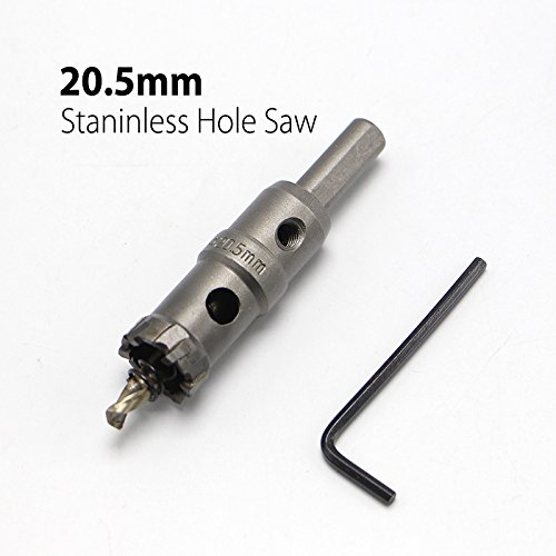Generic High Quty 20.5mm 0.81" Hard Alloy Metal Hole Saw Core Drill Bit Drill Bit for Metal Working Universal Type