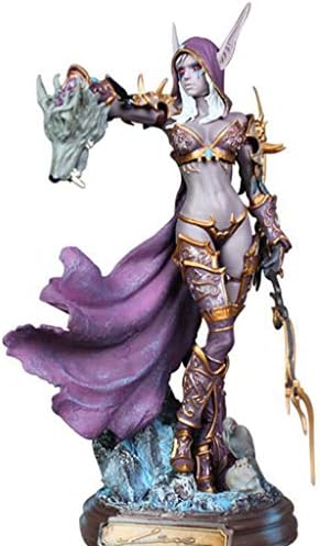 LLDDP Anime Model Character World of Warcraft Sylvanas Characters Statue Model Decoration Art Gifts Creative Home Decoration Youth Souvenir Sculpture Ornament Gift 22cm