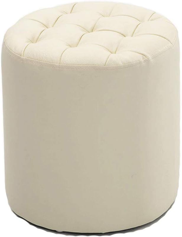 Zmsdt Asiento de Madera Reposapiés Reposapiés Otomano Silla Puf