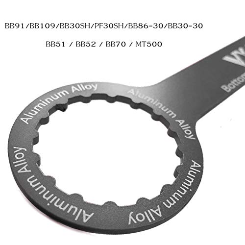 Caija-H Bicycle Bottom Bracket Removal Tool Bike Wrench Installation Tool for Shimano Alivio BB52 BB51 SM-BB91 SM-BB70 BB109 30SH