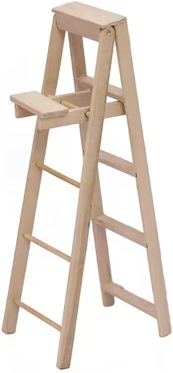Photo 1 of 1/12 Miniature Step Ladder Dollhouse Furniture Accessories, Décor, Decorations
