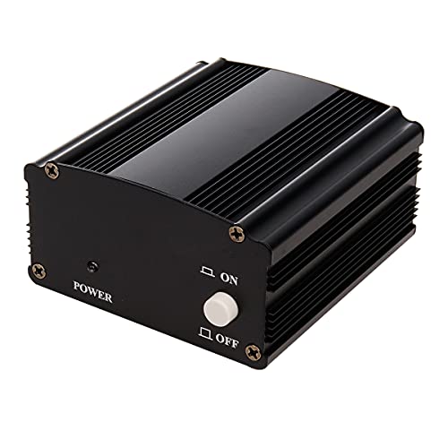 48V Phantom Power,1Channel Phantom Power Supply with Adapter, XLR 3