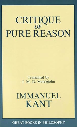 Critique of Pure Reason (Great Books in Philosophy)