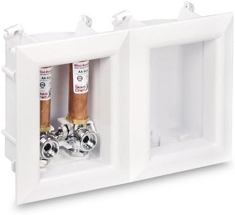 Soux Chief696-G2313XF Oxbox Washing Machine Outlet Box with Mini Rester Water Hammer Arresters by Soux Chief