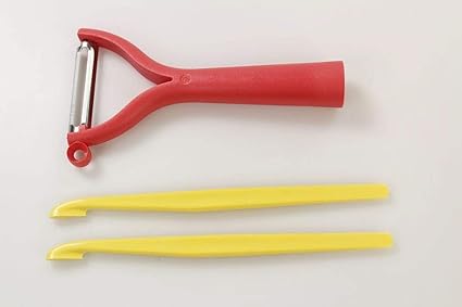 TUPPERWARE Schäler Universalschäler rot D119 (1)+Orangenschäler (2)