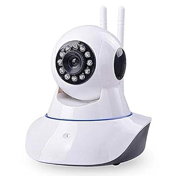 Heypex PS4 WiFi 1080p Dome Security Camera with Dual Antenna, WiFi Home Surveillance, IP Camera for Baby/Pet, Two-Way Audio & Night Vision for All Smartphone Device (Random Colour)