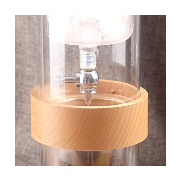 BaoYPP Ice Drip Kaffeemaschine Kaffee Kaltbrauentopf 500 Ml Glastopf EIS Tropfen Kaffeetopf Tropft Kaffeemaschine… – Bild 6