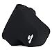 MegaGear Ultra Light Neoprene Camera Case, with Carabiner Compatible with Sony Cyber-Shot DSC-RX10 IV, DSC-RX10 III - Black - MG755