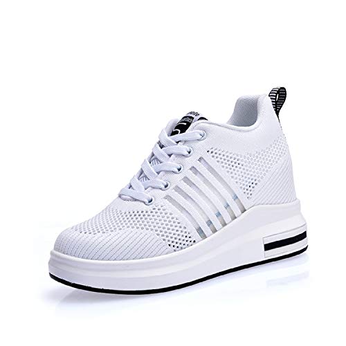 ladies hidden wedge trainers