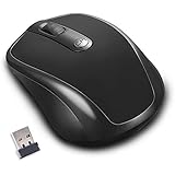 Swenky 2.4G Wireless Mouse,Computer Mouse with Nano Receiver, 3 Adjustable DPI Levels: 1600/1200/800CPi