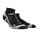 CEP Men’s Ankle Compression Running Socks Low Cut Socks (Black/Gray) IV