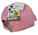 Disney Women's Mickey Mouse Pink Adjustable Baseball Cap