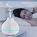 URPOWER 400ml Wood Grain Essential Oil Diffuser, Running 10+ Hours Aromatherapy Diffuser for Essential Oils with 2 Mist Modes, 4 Timer Setting, Whisper Quiet Humidifiers for Bedroom (C-White)thumb 3