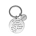 Keychain Gifts for Papa Father - Daddy Gift Idea from Wife Daughter Son Kids, Stainless Steel, with Gift Bag, Christmas Birthday Fathers Gift for Men, Etched Stainless Steel Keychain.