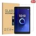 (3-Pack) PULEN for Alcatel 3T 8.0/Alcatel JOY TAB/Alcatel JOY TAB 2 Screen Protector,HD ClearAnti-scratch Bubble Free 9H Hardness Tempered Glass (8.0 Inch)