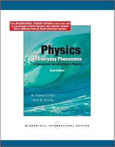  The Physics Of Everyday Phenomena A Conceptual Introduction To Physics 9780071284523 Griffith W Thomas Books
