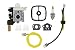 Carburetor Air Filter Fuel Line Spark Plug Tune-Up Kit For Echo PE-200 SRM-210 SRM-230 SRM-225 GT-200R GT-230 GT-231 PAS-230 PAS-231 PE-230 Weeder Weed Eater String Hedge Trimmer Brushcutter Edger primary