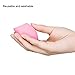 Kissbuty Cosmetics Beauty Sponge Blender for Powder Cream or Liquid Application , Latex Free and Vegan Makeup Sponge (Rose Red)