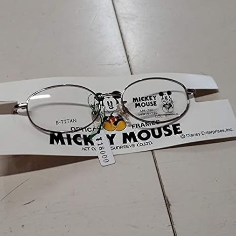 Amazon Co Jp ミッキーマウス 日本製 チタン 子供用メガネフレーム 女の子用 ホビー