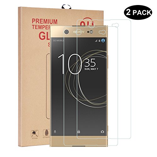 [2 pack] sony xperia xa1 ultra screen protector glass -…