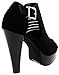 Top Moda Women's Table-6 Peep Toe Gladiator Bootie Platform Sandal chunky heel closed back T-Strap