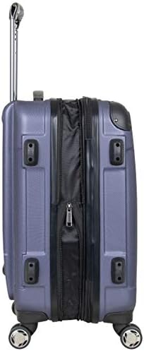 Black luggage with dimensions 20 x 12 x 30 inches, weighing 10 lbs.