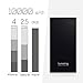 Lumsing Universal 10000mAh External Power Bank - Black