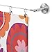 Fasthomegoods Wall Mount Children's Art Projects Display Curtain Wire Rod Set with 48 Hanging Clips Stainless Steel