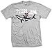 Pearl Jam Shark Cowboy T-Shirt Medium Slate Gray