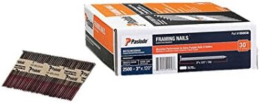 Paslode 650836 2500Pk 3 Inch X .120 30¡ã Full Head Framing Nails.