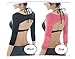 Ausom Womens Slimming Compression Long Sleeve Arm Shaper Slimmer Trimmer Back Shoulder Wrap Shaperwear