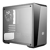 Cooler Master MasterBox Lite 3.1 TG mATX Case with Dark Mirror Front Temper Glass Side Panel Customizable Trim Colors (MCW-L3S3-KGNN-00)